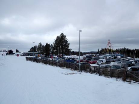 Lappland (Finnland): Anfahrt in Skigebiete und Parken an Skigebieten – Anfahrt, Parken Ounasvaara – Rovaniemi