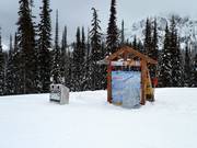 Pistenplan im Skigebiet