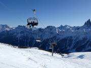 Saline-Laresei - 4er Hochgeschwindigkeits-Sesselbahn (kuppelbar) mit Abdeckhauben
