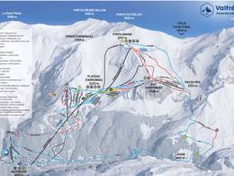 Skigebiet bei Modane