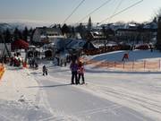 Nachtskilauflift - Schlepplift mit T-Bügel/Anker