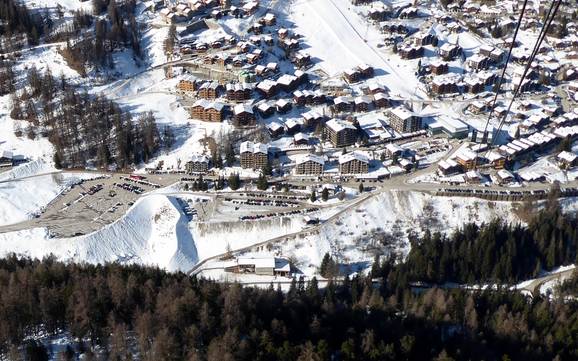 Val d'Anniviers: Anfahrt in Skigebiete und Parken an Skigebieten – Anfahrt, Parken Grimentz/Zinal