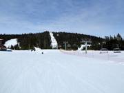 Pisten zur Talstation der Sesselbahn