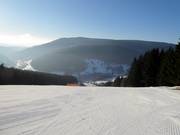 Blick von der Bergstation Velká Úpa