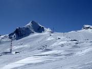 Blick über das Skigebiet am Kitzsteinhorn