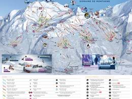 Pistenplan Les Arcs/Peisey-Vallandry (Paradiski)