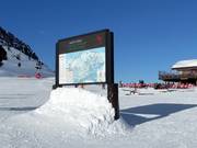 Pistenplan in Méribel