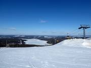 Leichte Nordabfahrt im Skigebiet Pyhä