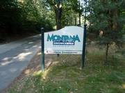 Wegweiser zur Skihalle Montana Snowcenter