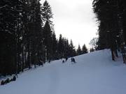 Hauptabfahrt oberer Teil