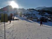 Leichte Piste am Skikuli Parsenn