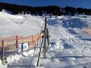 Kinderlift Grasgehren - Seillift/Babylift mit niederer Seilführung
