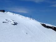 Steile Abfahrt Sonnenhang