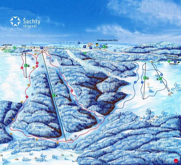 Šachty – Vysoké nad Jizerou