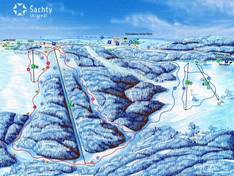 Pistenplan Šachty – Vysoké nad Jizerou