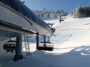 Arber Nordhang - 6er Hochgeschwindigkeits-Sesselbahn (kuppelbar) mit Abdeckhauben