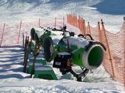 Schneekanonen auf der Piste