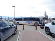Shuttlebus am Teton Village