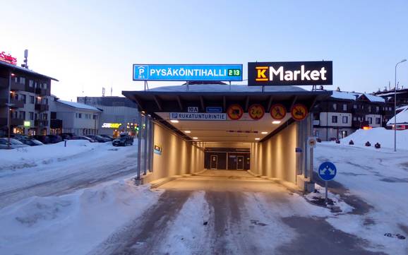 Nordösterbotten: Anfahrt in Skigebiete und Parken an Skigebieten – Anfahrt, Parken Ruka