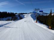 Leichte Piste am Bernkogel