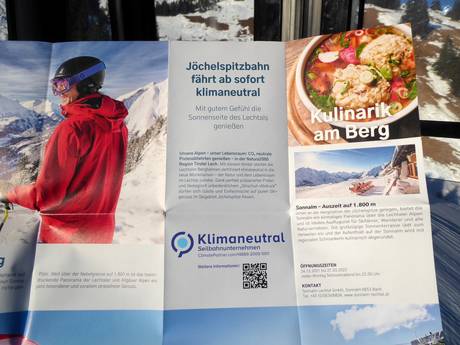 3TälerPass: Umweltfreundlichkeit der Skigebiete – Umweltfreundlichkeit Jöchelspitze – Bach