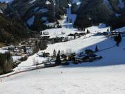 Unterkünfte rund um die Talstation der Ikarus-Gondelbahn
