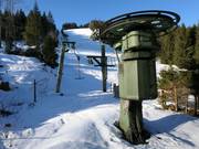 Riegellift - Schlepplift mit T-Bügel/Anker