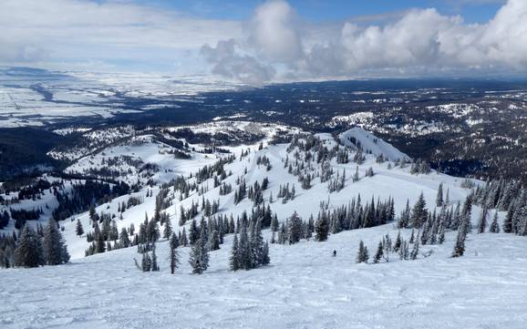 Teton Range: Größe der Skigebiete – Größe Grand Targhee
