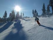 Sehr gut präparierte Piste