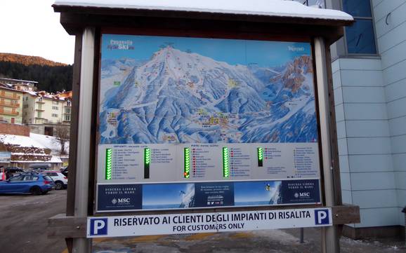 Altopiano della Paganella/Dolomiti di Brenta/Lago di Molveno: Orientierung in Skigebieten – Orientierung Paganella – Andalo