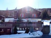 Restaurant Bärghüsli nahe der Talstation Moosalp-Express