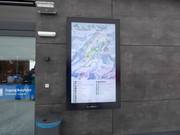 Aktueller Infoscreen an der Talstation