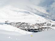 Im weißen Rund: La Toussuire