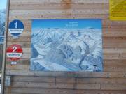 Pistenplan an der Talstation