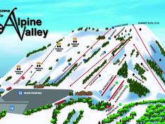 Pistenplan Alpine Valley – White Lake