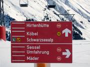 Pistenausschilderung