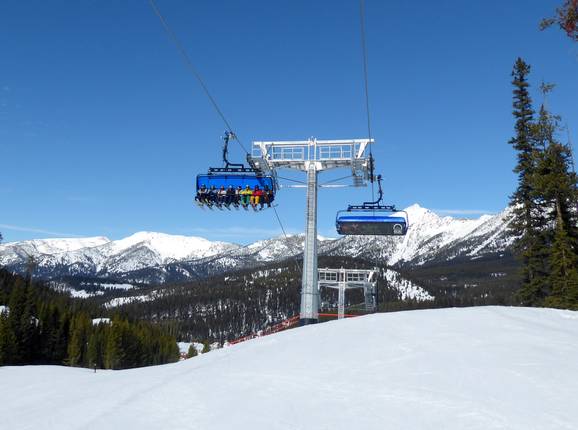 Madison 8 - 8er Hochgeschwindigkeits-Sesselbahn (kuppelbar) mit Abdeckhauben und Sitzheizung