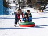 Family Park and fun on the snow