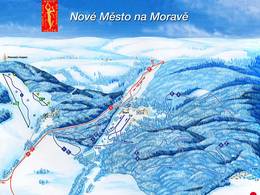Skigebiet Harusák – Nové Město na Moravě