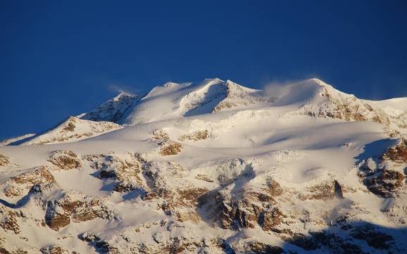 Höchste Talstation in der Provinz Vercelli – Skigebiet Alagna Valsesia/Gressoney-La-Trinité/Champoluc/Frachey (Monterosa Ski)