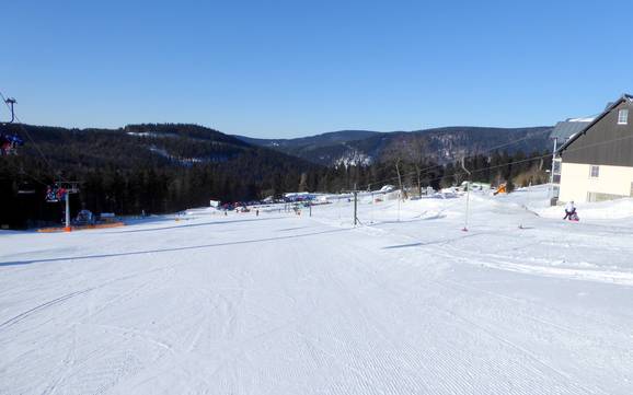 Skigebiete für Anfänger in der Königgrätzer Region (Královéhradecký kraj) – Anfänger Spindlermühle (Špindlerův Mlýn)