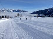 Leichte Piste am Maisilift bei der Mittelstation MK Maiskogelbahn