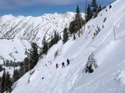 Anspruchsvolles Gelände in der Peruvian Gulch