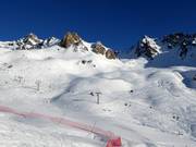 Tiefschneehänge bei der Sesselbahn Contrabbandieri