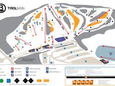Pistenplan Tyrol Basin – Mt Horeb
