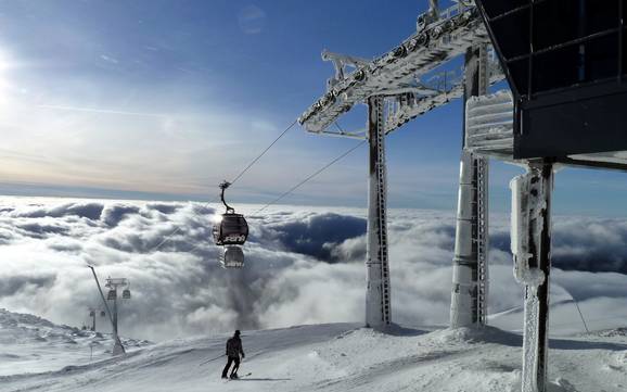 Größter Höhenunterschied im Banskobystrický kraj – Skigebiet Jasná Nízke Tatry – Chopok