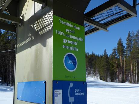 Lappland: Umweltfreundlichkeit der Skigebiete – Umweltfreundlichkeit Levi