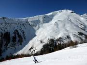 Blick von Fleiss zum Schareck und der anspruchsvollen Skiroute Fleisstal