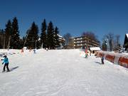 Übungsgelände im Ort Oberwiesenthal