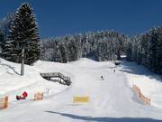 Ende der Talabfahrt in Innerlaterns